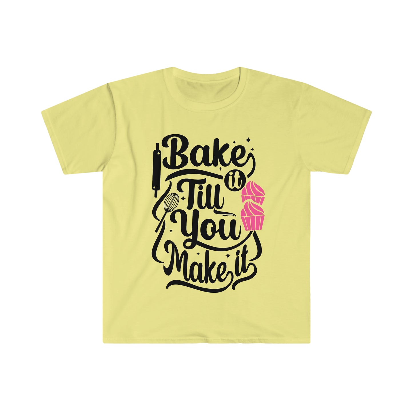 yellow cotton tee shirt for Bakers