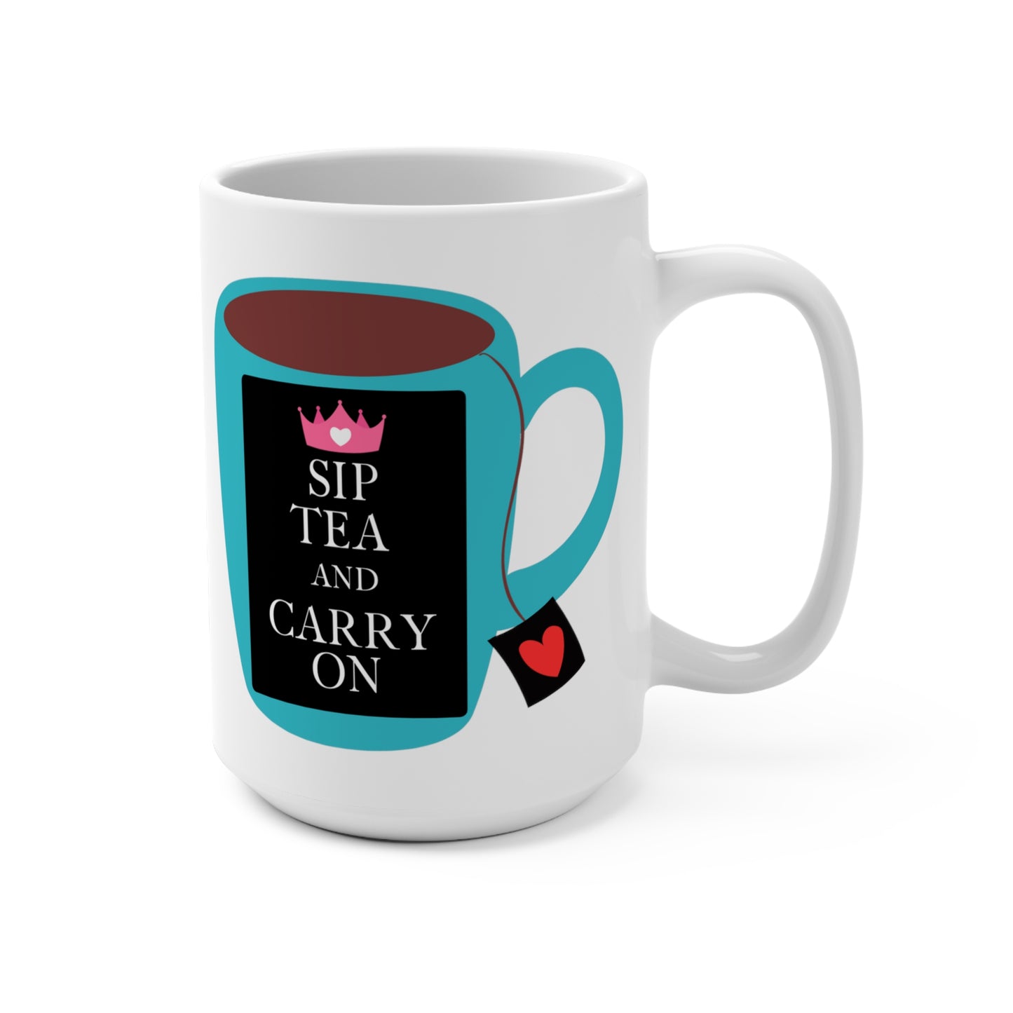 Sip Tea and Carry On Mug - KawaTazza