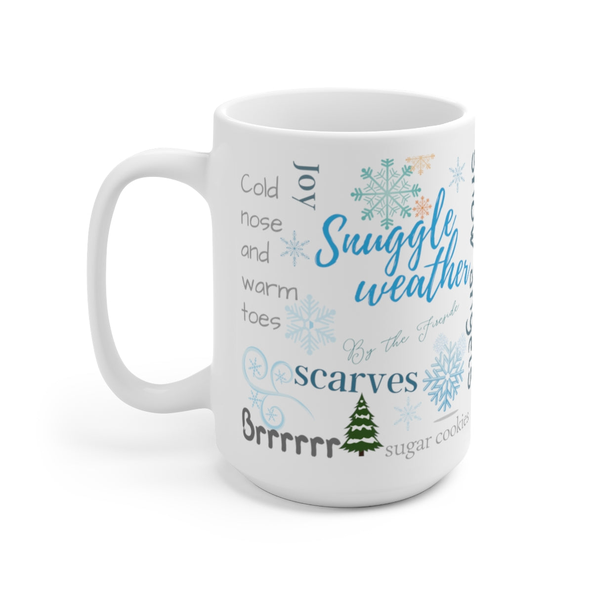 winter wonderland mug with words